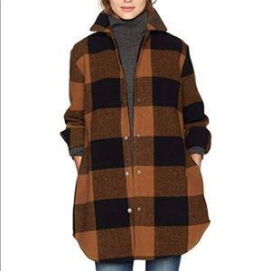 BB Dakota Eldridge Buffalo Plaid Coat Size Large